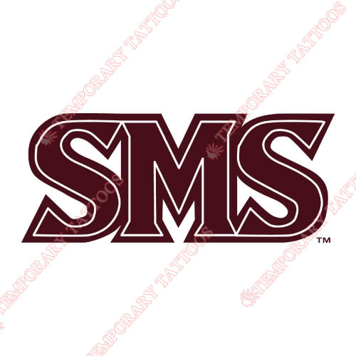 Southwest Missouri State Bears Customize Temporary Tattoos Stickers NO.6318